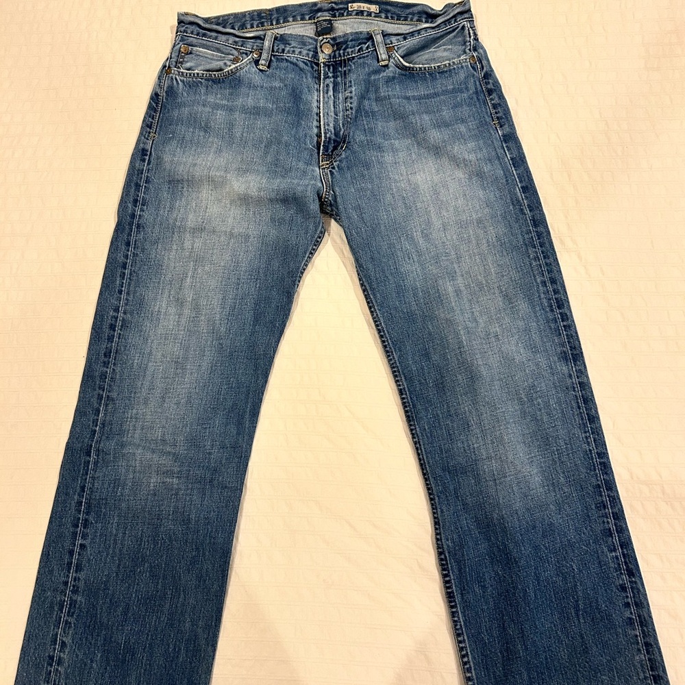 Polo by Ralph Lauren Men's Blue Straight Jeans 36 x 30